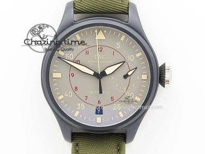 MIROTIME 1231 Pilot Mark XX IW328203 ZF 1:1 Best Edition Blue Dial on Dark Blue Leather Strap A Snug 7024